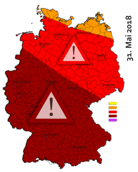 Schwere Unwetterlage am 31. Mai 2018