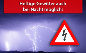 Unwetterlage am 07. und 08. Juni 2018