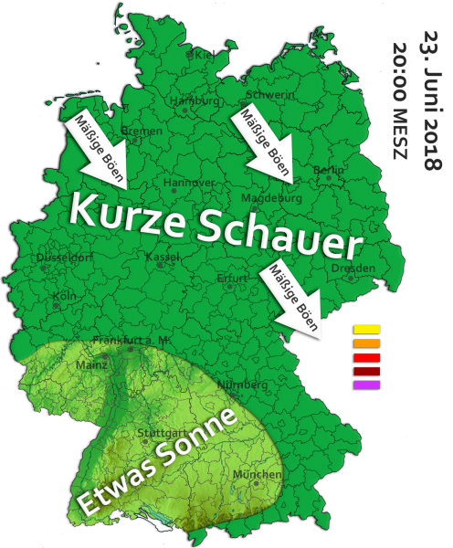 Wetter beim Public Viewing Deutschland gegen Schweden