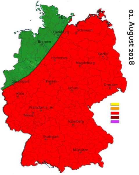 Unwetter am 01. August 2018