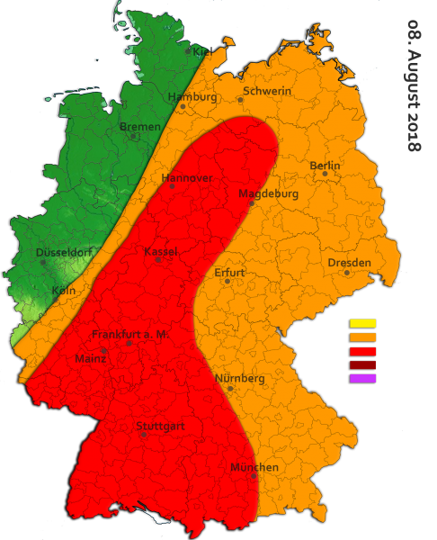 Unwetter am 08. August 2018