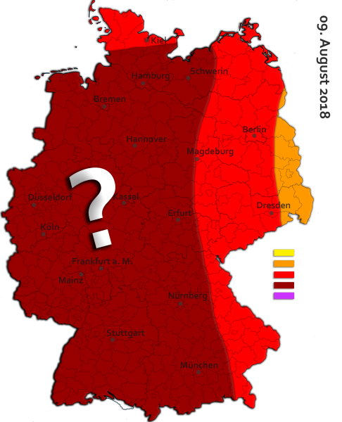 Unwetter am 09. August 2018