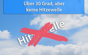 Hitze Mitte und Ende August 2018