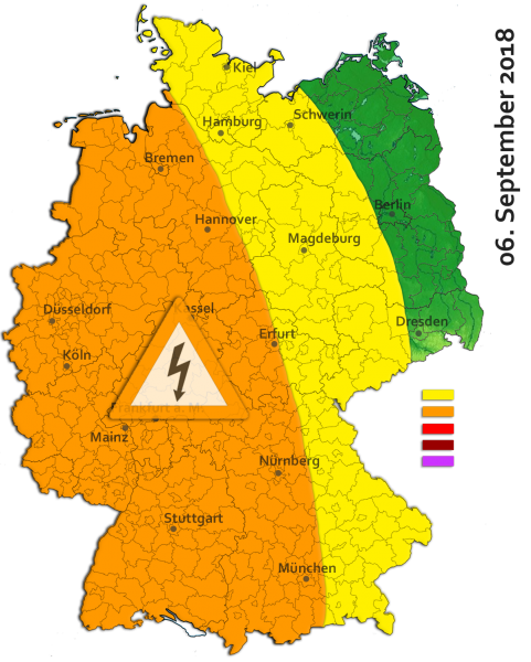 Gewitter am 06. September 2018