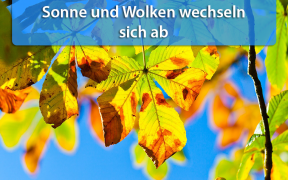 Trockenes Herbstwetter Ende September