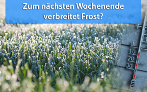 Frost Ende Oktober 2018