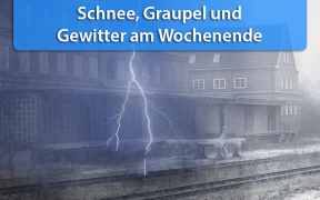 Schnee, Graupel und Gewitter Ende Oktober 2018