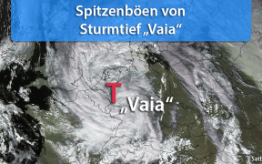 Sturm Vaia am 30. Oktober 2018