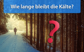 Kalte Phase Mitte und Ende November 2018