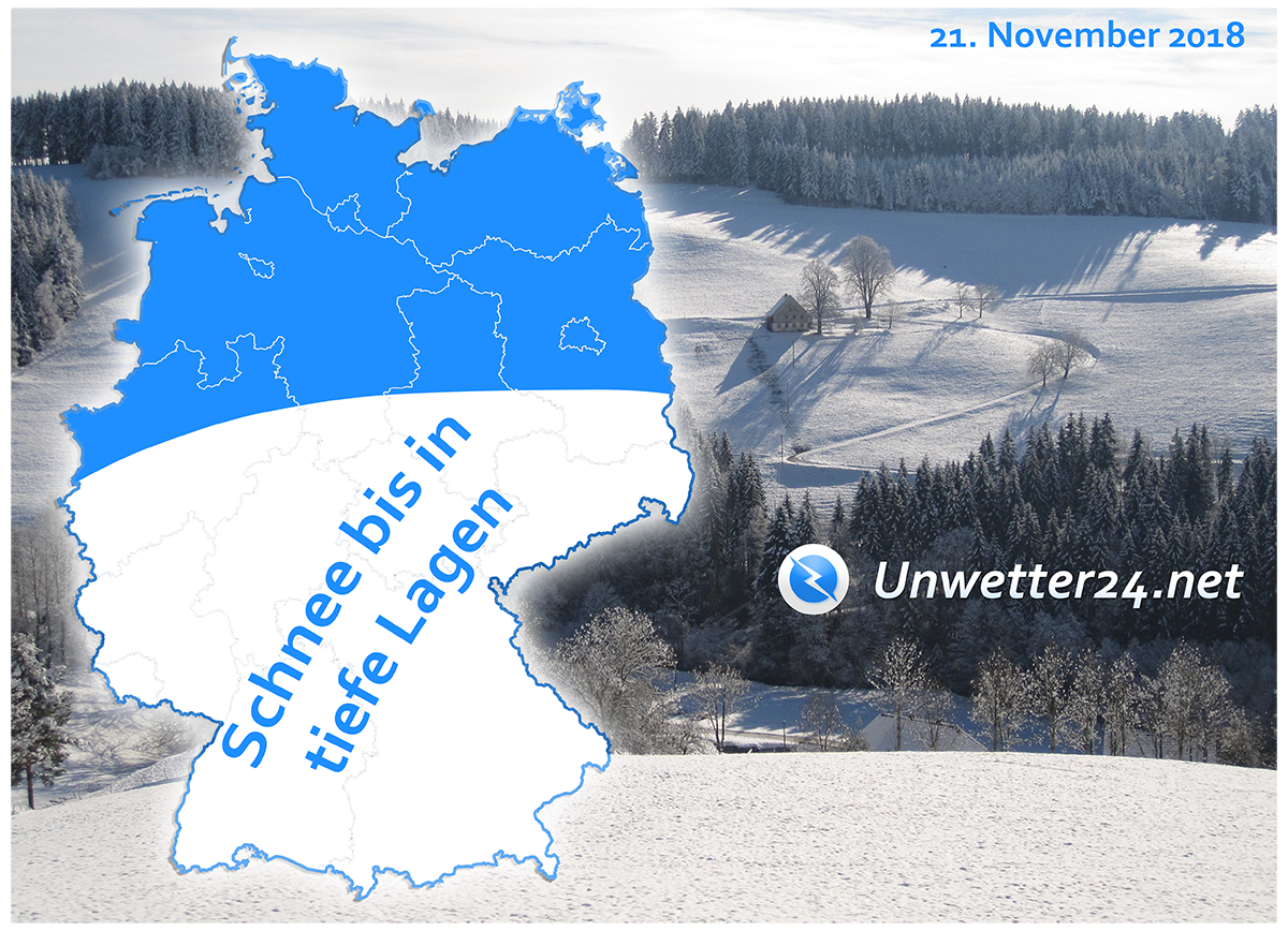 Wintereinbruch Ende November 2018