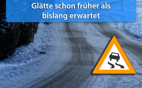 Glätte Ende November 2018