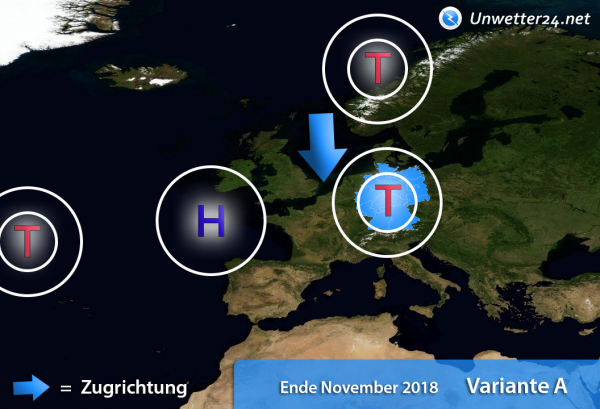 Wetter Ende November 2018 Variante A