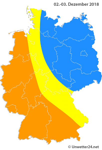 Gewitter am 02. und 03. Dezember 2018