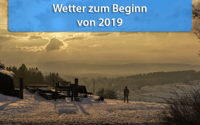 Wetter zum Beginn von 2019