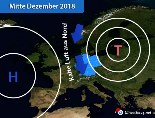 Wetterlage Mitte Dezember 2018