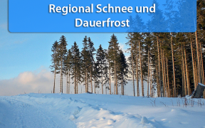 Schnee und Dauerfrost Anfang und Mitte Januar 2019