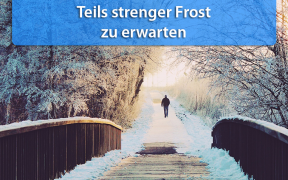 Strenger Frost Ende Januar 2019