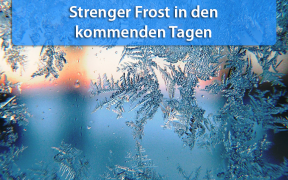 Strenger Frost Ende Januar 2019