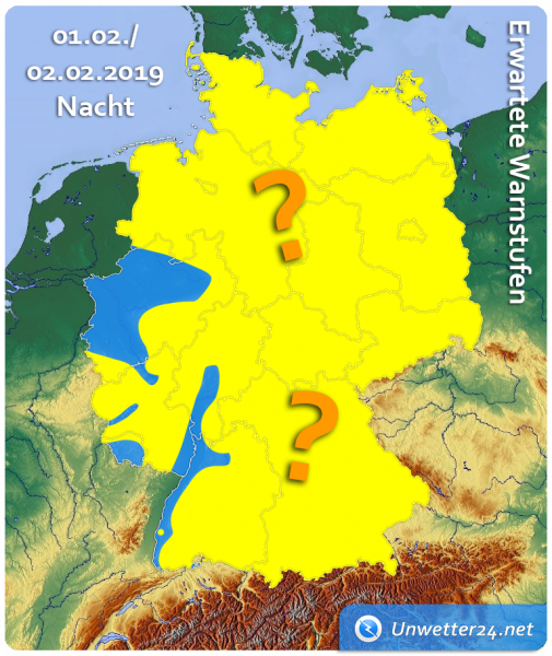 Glatteis in der Nacht zum 02. Februar 2019