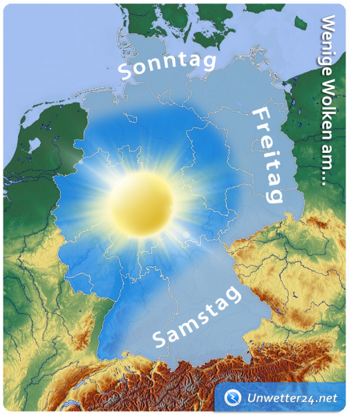 Sonniges Wetter Mitte Februar 2019