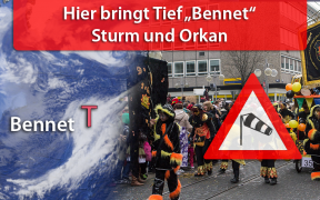 Sturm "Bennet" an Rosenmontag 2019