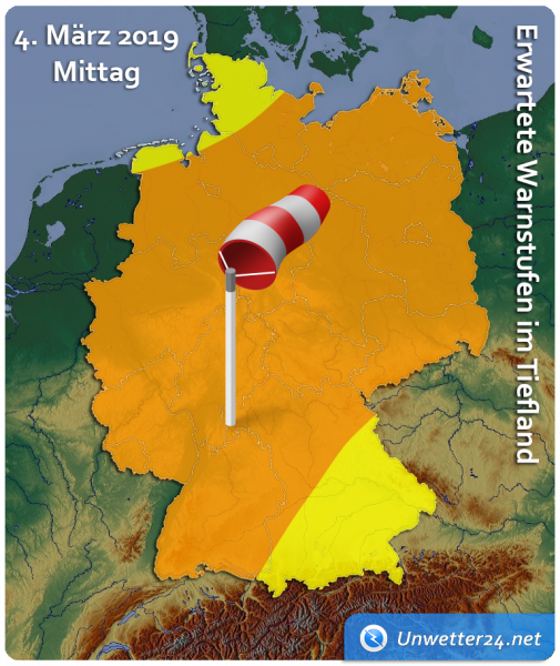 Sturm Bennet Rosenmontag 2019 Mittag