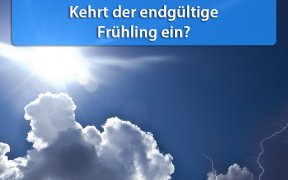 Warme Temperaturen Mitte April 2019