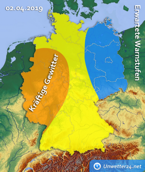 Gewitter am 2. April