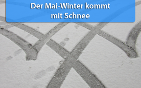 Schnee am 4. Mai 2019