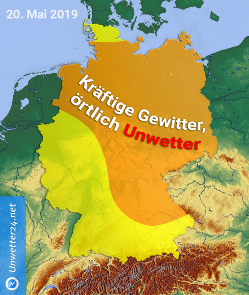 Gewitter am 20. Mai 2019