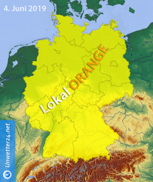 Gewitter am 4. Juni 2019