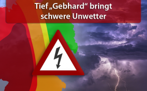 Gewittertief Gebhard am 5. und 6. Juni 2019