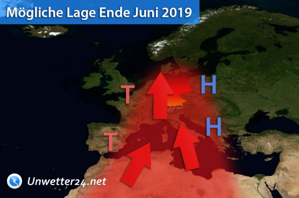 Extreme Hitze Ende Juni 2019
