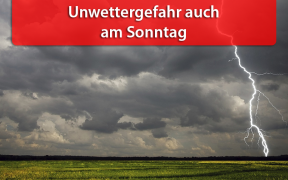 Unwetter durch Tief "Vincent" am 28. Juli 2019