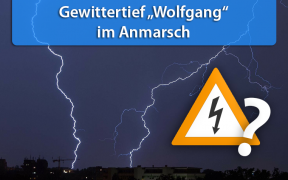 Gewittertief "Wolfgang" am 31. Juli 2019