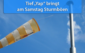 Sturmtief Yap am 10. August 2019