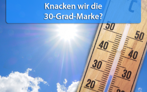 30 Grad oder mehr Ende August 2019?