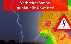 Punktuelle Gewitter am 25. und 26. August 2019