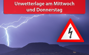 Unwetterlage am 28. und 29. August 2019