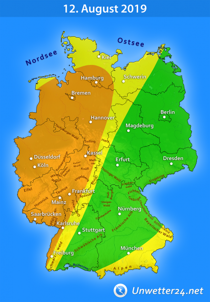 Gewitter am 12. August 2019