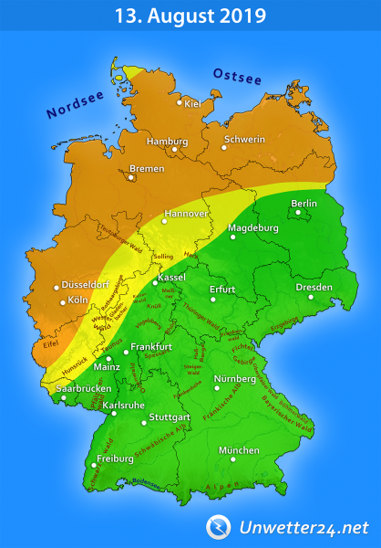 Gewitter am 13. August 2019