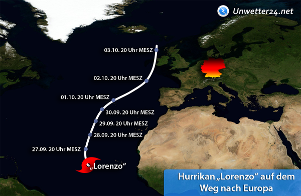 Hurrikan Lorenzo 2019