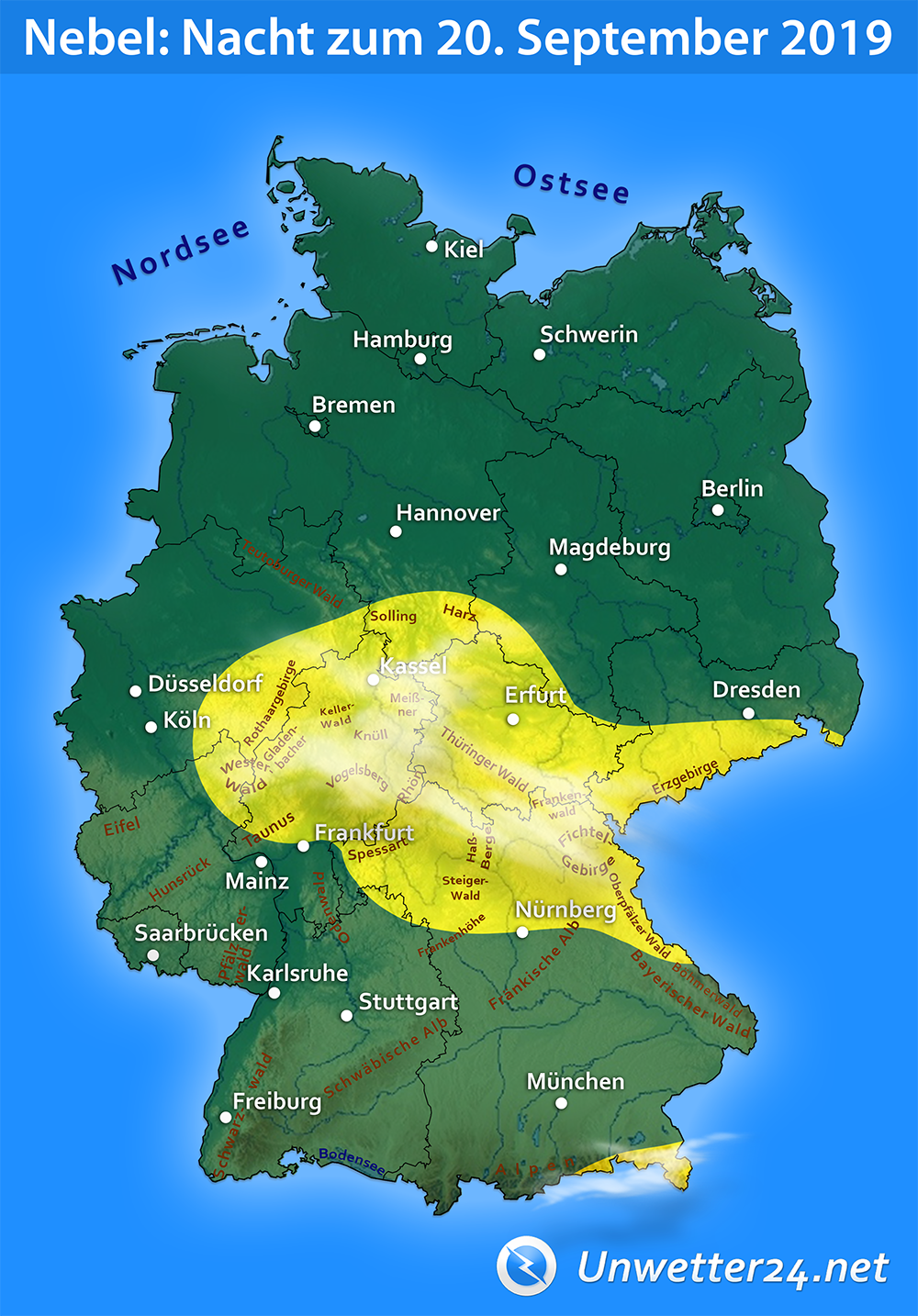 Frost und Nebel So werden die kommenden Nächte