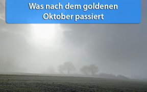 Wettertrend Mitte und Ende Oktober 2019