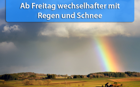 Anfang November wechselhaft mit Regen und Schnee