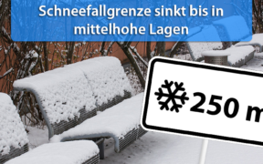 Schneefallgrenze Anfang und Mitte November 2019