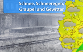 Schnee, Schneeregen und Graupel am 12. November 2019