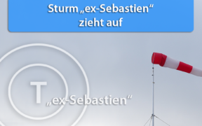 Sturmtief ex-Sebastien am 17. und 28. November 2019