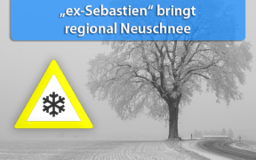 Schneefall Tief ex-Sebastien 29. bis 30. November 2019