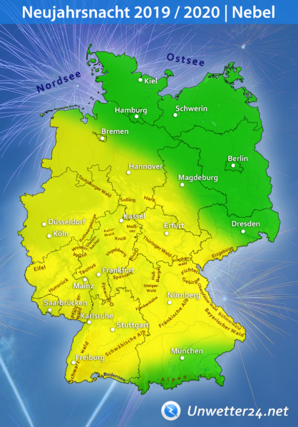 Nebel Neujahrsnacht 2019/2020